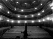 Interior del Teatro del Rojas en los pasados años treinta, tal y como lo conoció de niño Francisco Nieva. (Foto, Rodríguez