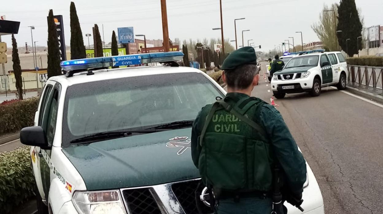 Imagen de archivo de un control de la Guardia Civil