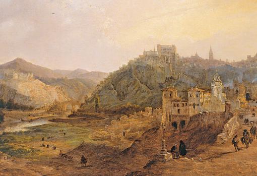 «Vista de Toledo desde la Cruz de los Canónigos», de Genaro Pérez de Villaamil