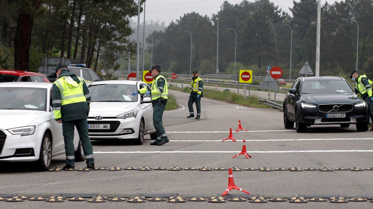 Imagen de un control de la Guardia Civil.