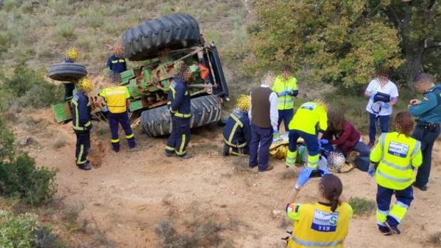 Fallece un hombre de 42 años tras quedar atrapado bajo un tractor en Tarancón