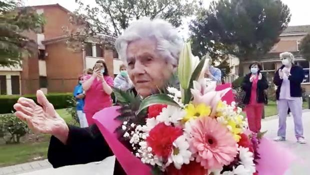 105 años de «todo corazón» en pleno confinamiento en una residencia