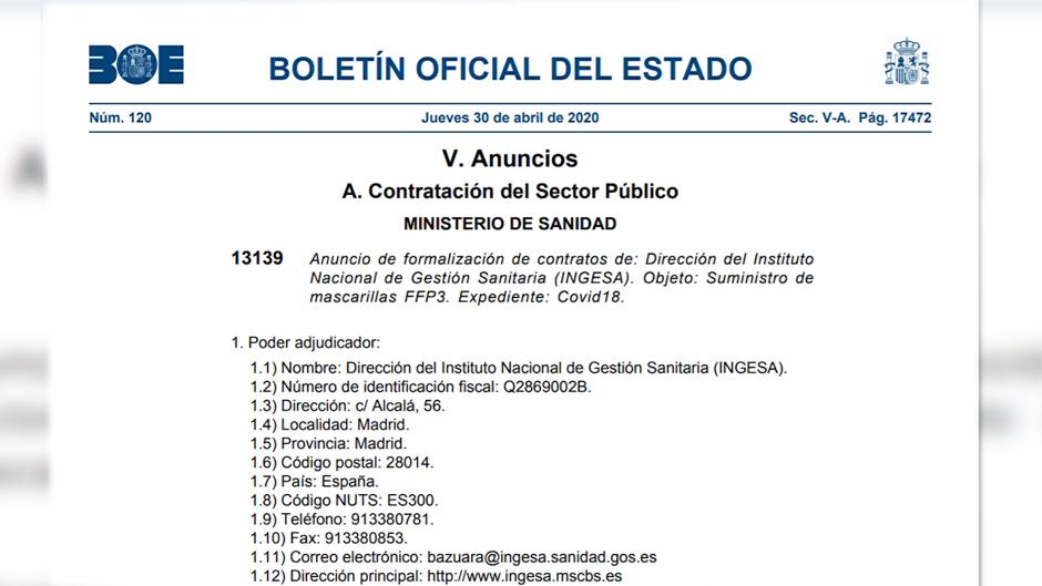 El segundo gran proveedor de material sanitario está vinculado a los «papeles de Panamá»