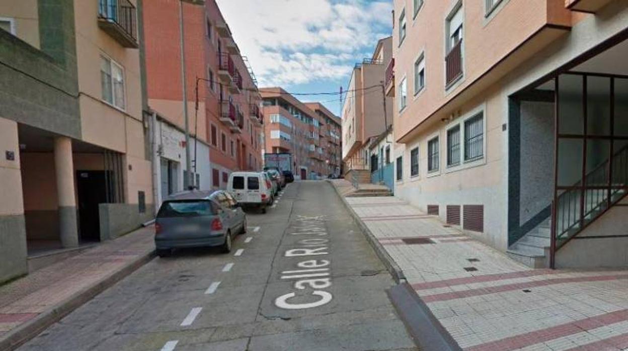 Calle Río Jalón de Salamanca, donde tuvo lugar el suceso