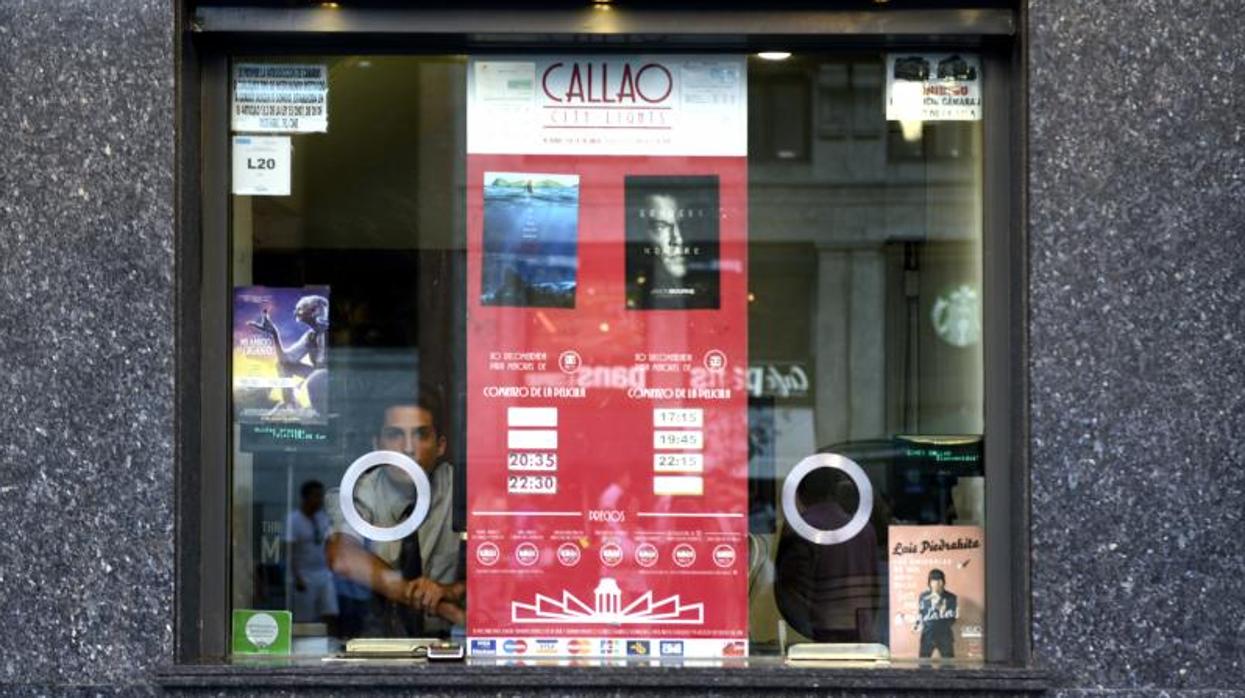 Una de las taquillas de los cines Callao