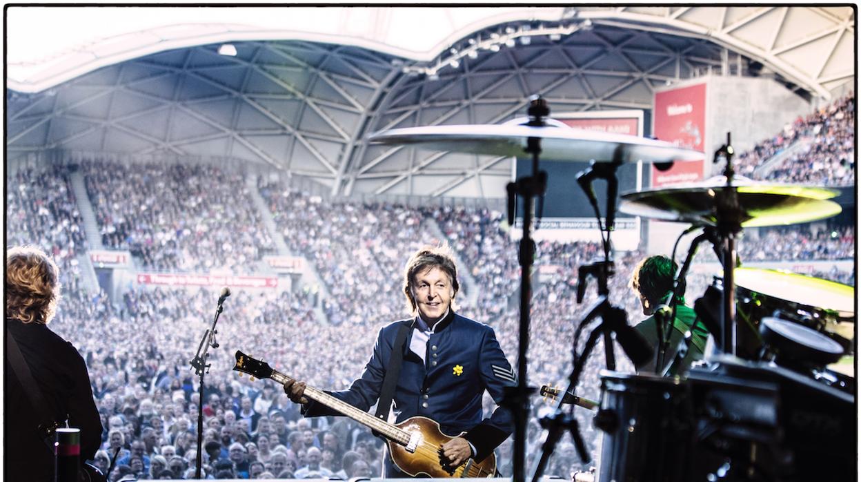 McCartney, durante un concierto en 2017