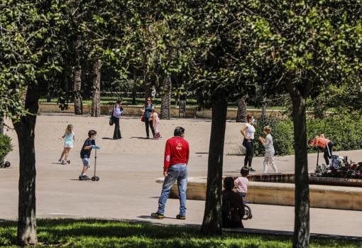 Imagen tomada el 26 de abril en el Jardín del Turia de Valencia