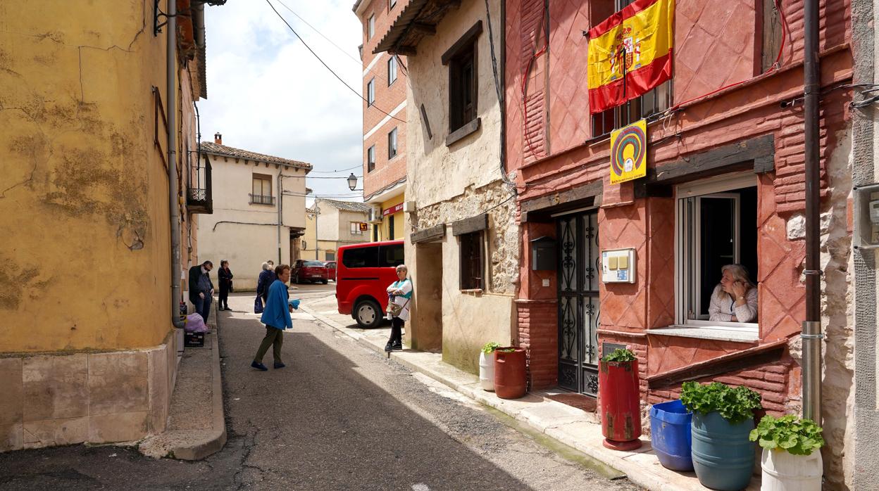 Localidad vallisoletana de Esguevillas, una de las que entran en fase 1