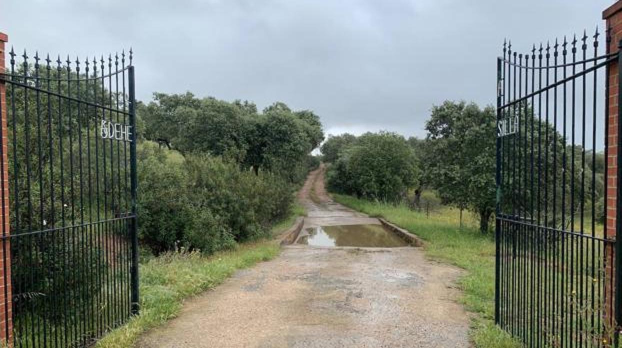 Acceso al cortijo de Las Dehesilla