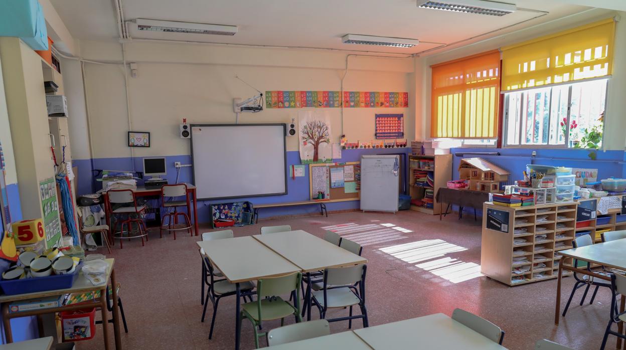 Un colegio de Madrid, durante la pandemia de coronavirus