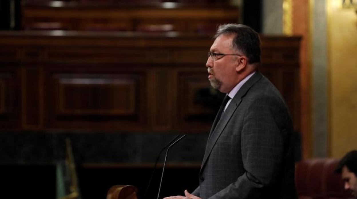 Isidro Martínez Oblanca, el 6 de mayo en el Congreso, cuando se prorrogó el estado de alarma