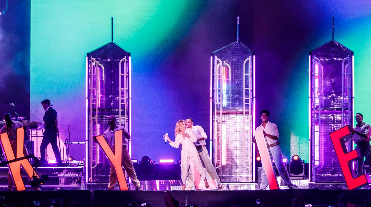 Kylie Minogue, el año pasado durante su concierto en el Cruïlla
