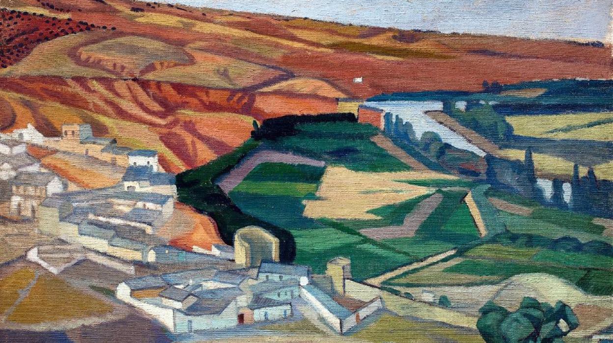 «Paisaje cerca de Toledo», de Diego Rivera