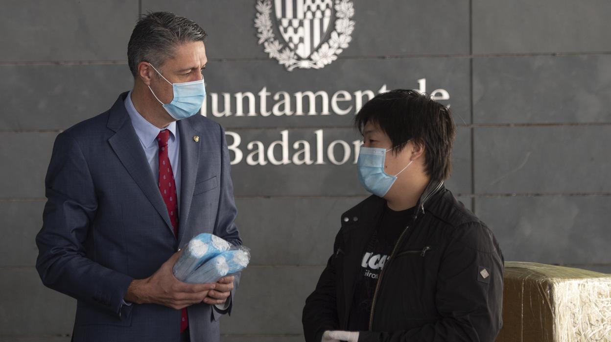 Xavier García Albiol, durante la pandemia