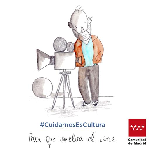 «Cuidarnos es Cultura»: dibujos para concienciar del uso de la mascarilla en los espacios culturales