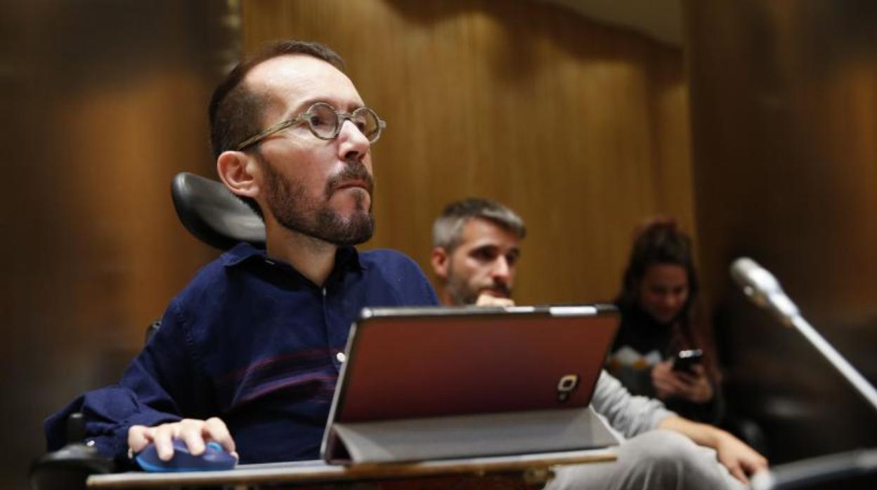 Pablo Echenique, portavoz de Podemos en el Congreso