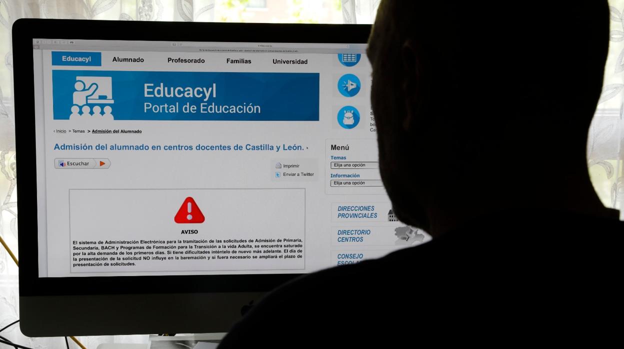 El portal de educación advierte de la saturación por la «alta demanda»