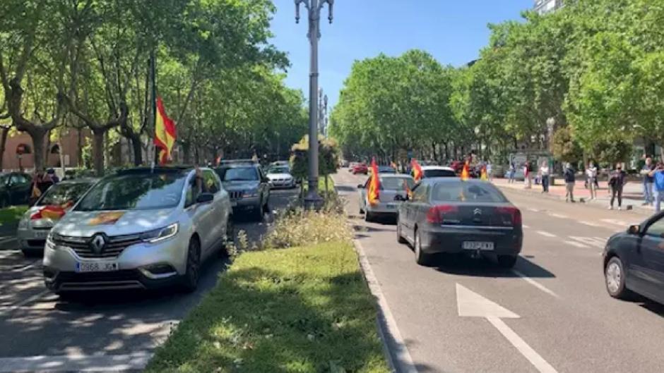 Más de 6.000 de vehículos salen a las calles de Castilla y León a protestar contra el Gobierno