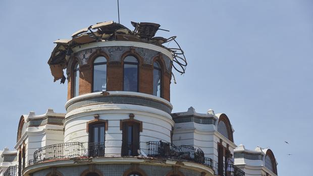 El fallo de la estructura metálica de la cúpula pudo causar el colapso del edificio Críspulo Moro de Retiro