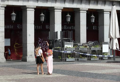 Terrazas en la Plaza Mayor