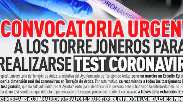 Torrejón de Ardoz prepara test masivos entre protestas de alcaldes del PSOE