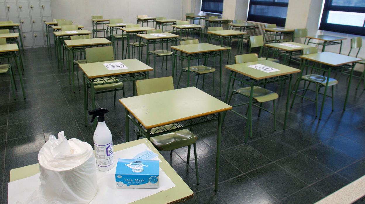 Los alumnos de 2º de Bachillerato desconocen por el momento si regresarán a las aulas