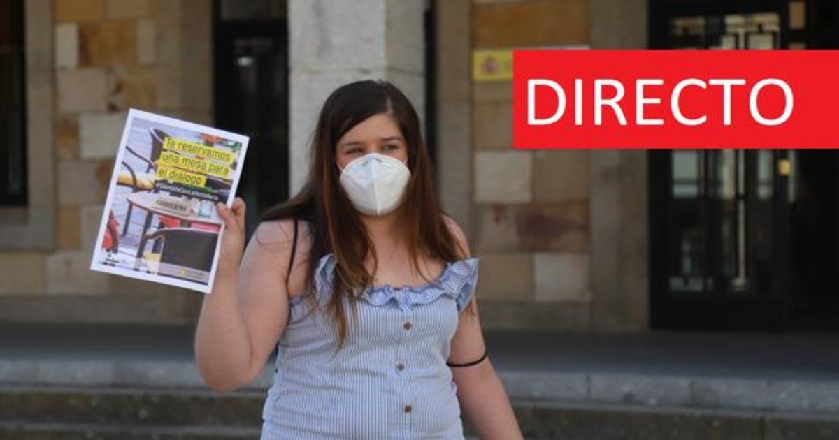 Protesta de la hostelería en Zamora