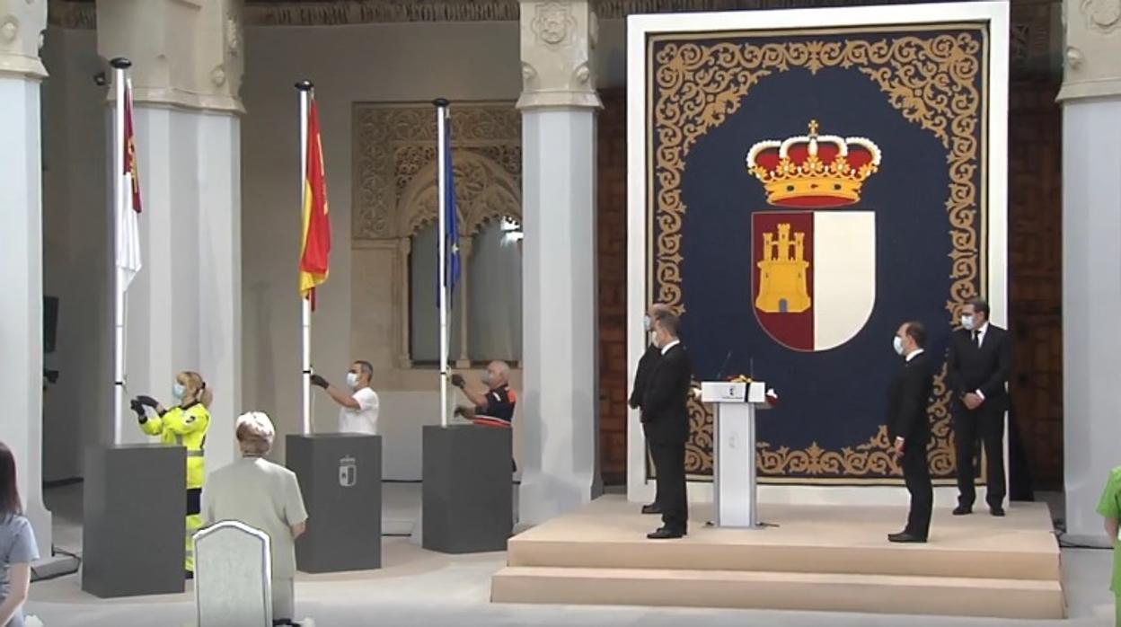 Acto institucional en el palacio de Fuensalida, sede del Gobierno regional