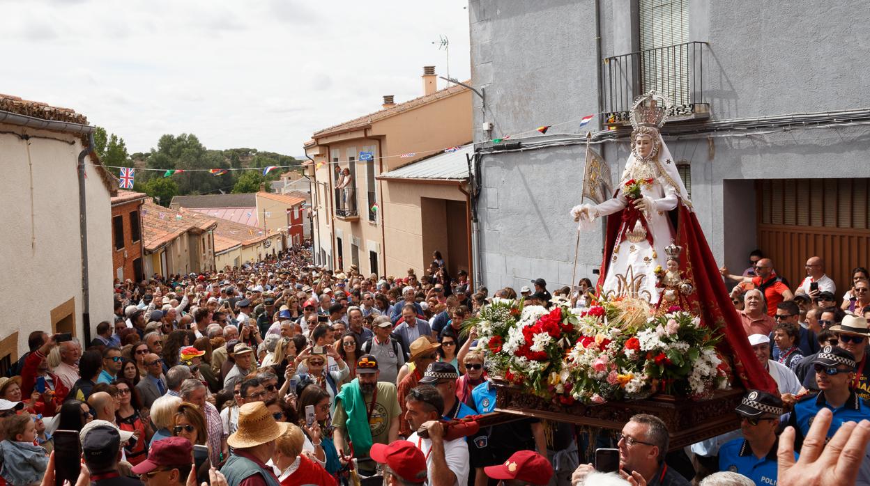 Última romería a La Hiniesta celebrada el año pasado