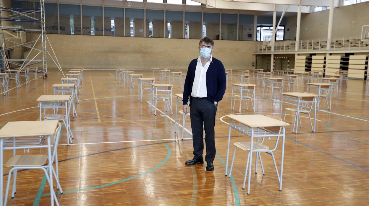 Medidas de distanciamiento en el colegio Jesuítas de Bilbao