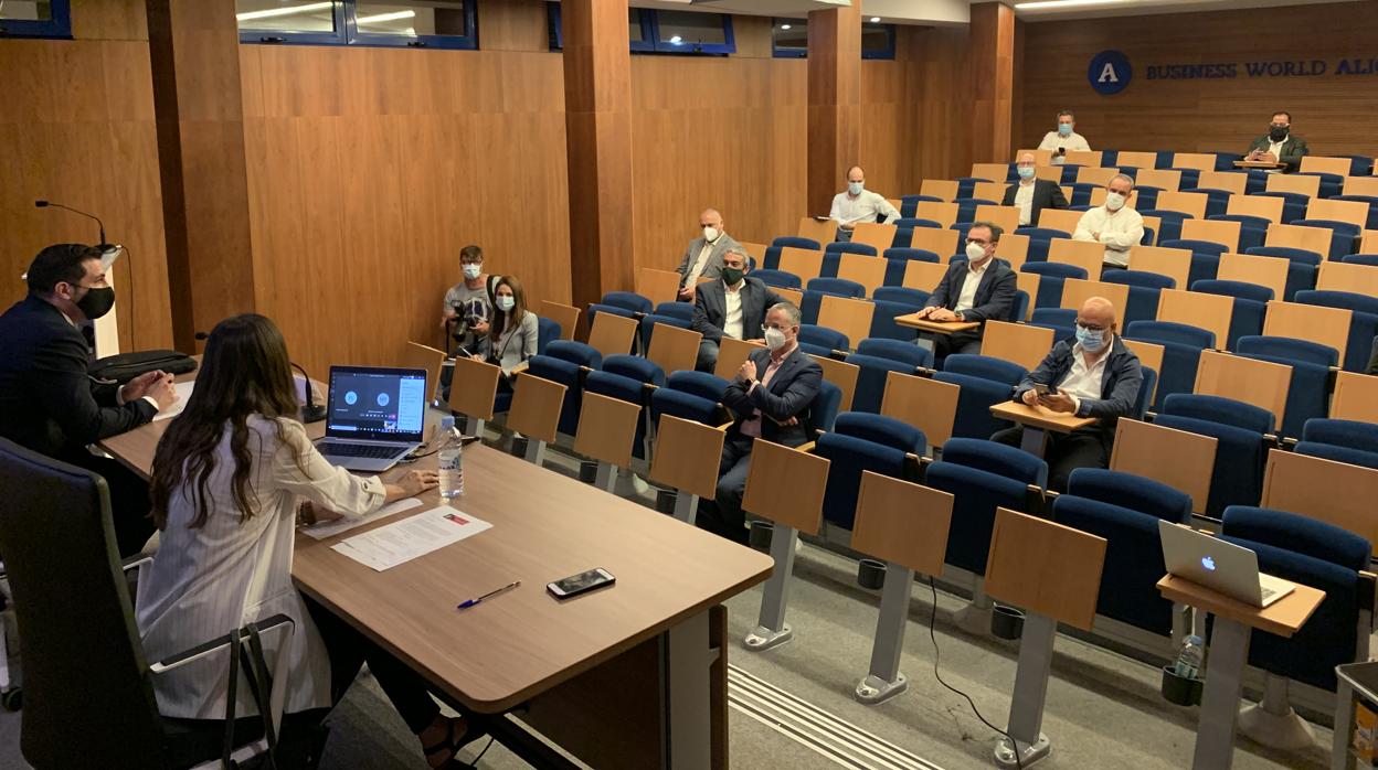 Un momento de la asamblea presencial de la Asociación Terciario Avanzado