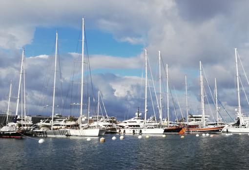 Imagen tomada en la Marina de Valencia