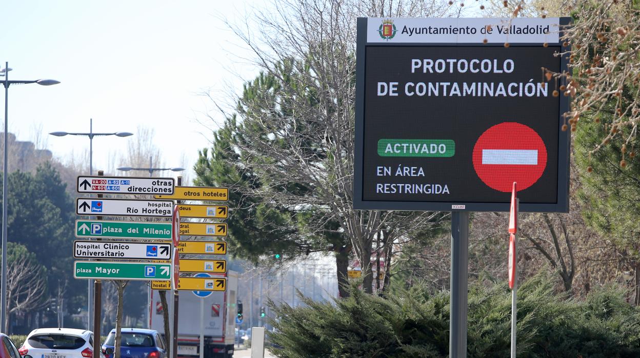 Protocolo de contaminación en Valladolid