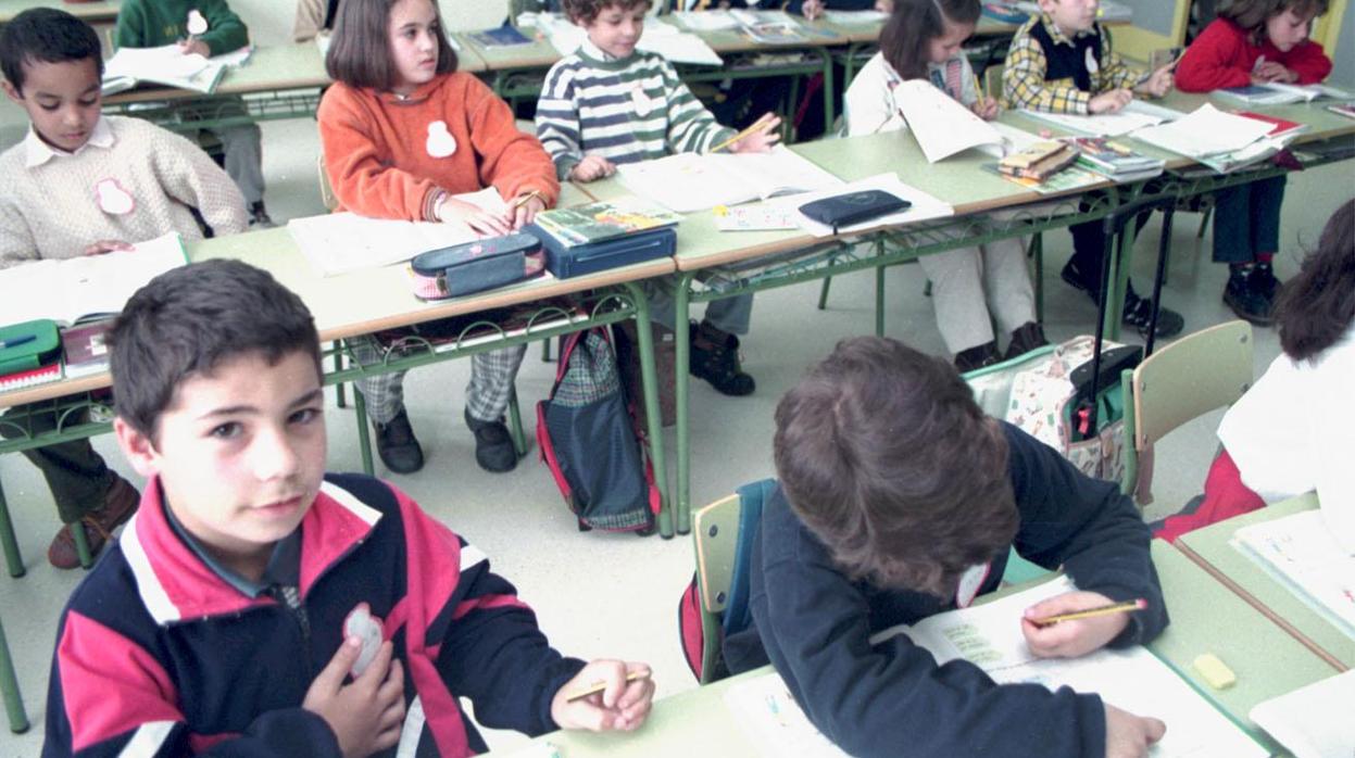 Foto de archivo de un aula de Educación Infantil