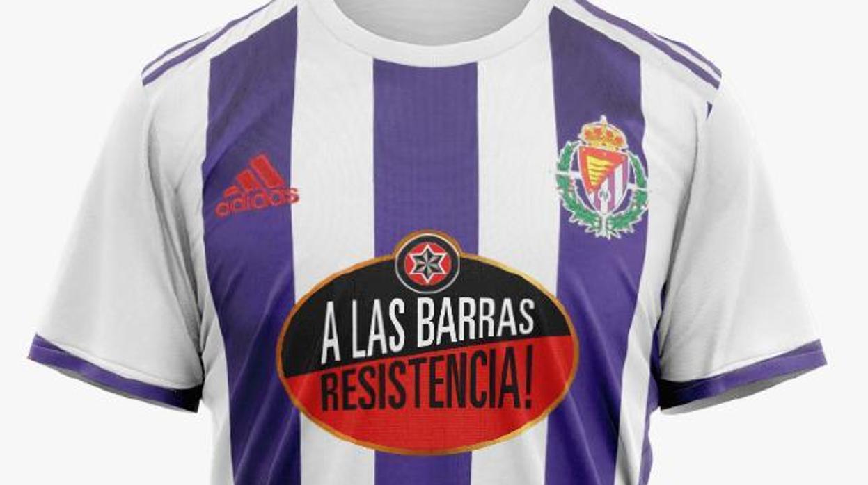 Camiseta que lucirá el Real Valladolid ante el Celta de Vigo este domingo