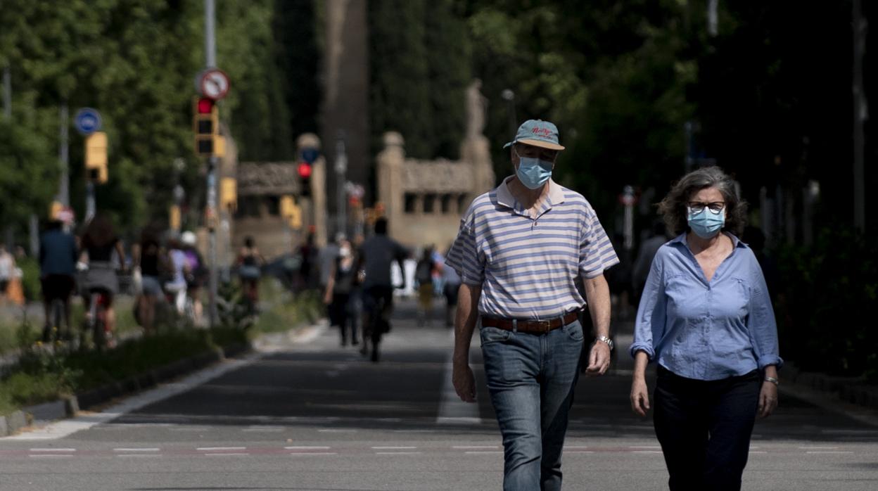 Las calles de Barcelona, durante la pandemia