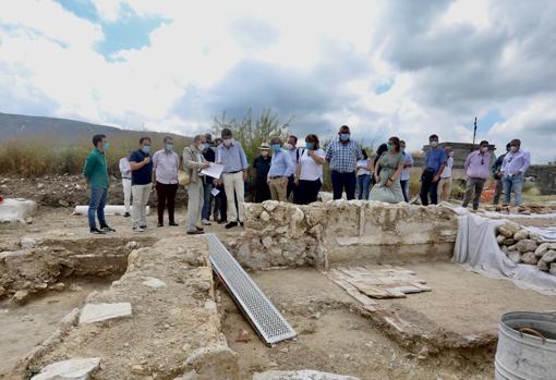 Visita institucional a los trabajos de restauración