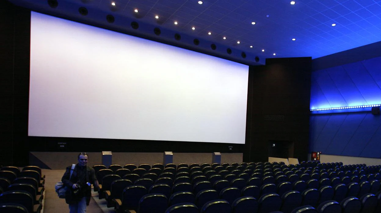 Interior de un cine de Barcelona