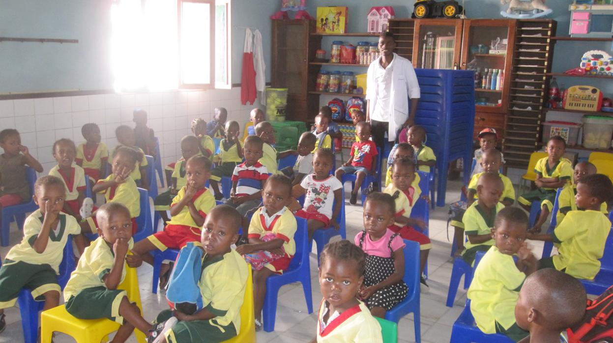 Centro infantil en el que estuvo de voluntaria Cora Teschendorff