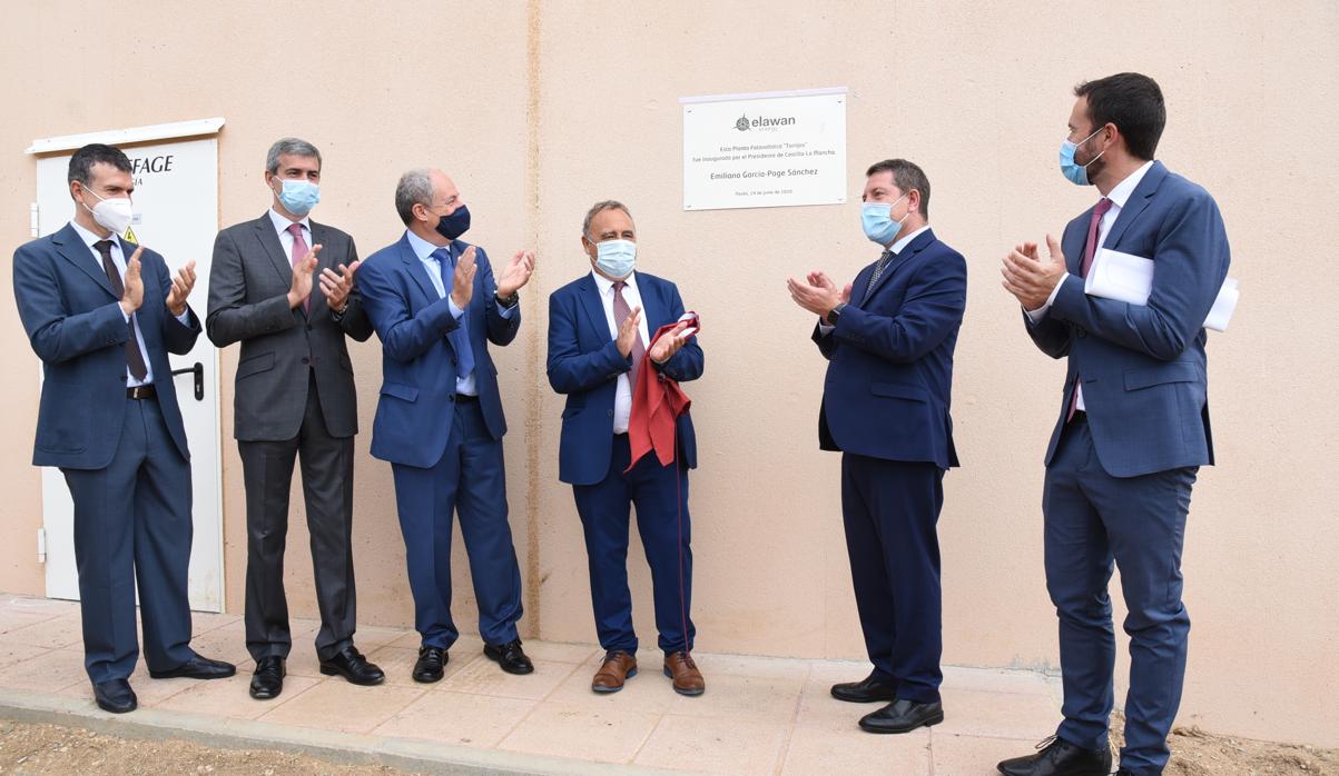 El presidente regional ha inaugurado una planta fotovoltaica en Novés