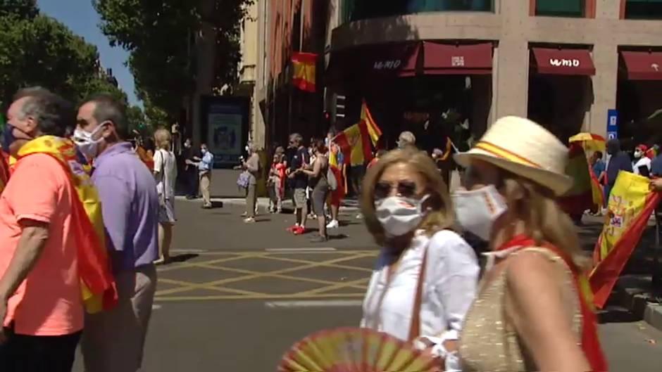 Manifestación Madrid contra la gestión del Gobierno de la crisis sanitaria