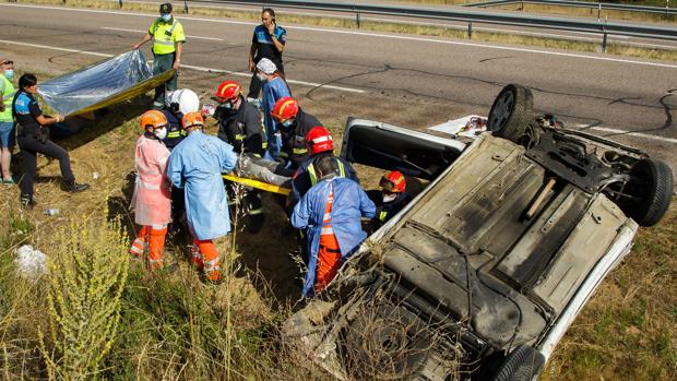 Más de 90 accidentes de tráfico en Castilla y León en el primer fin de semana de libre movilidad