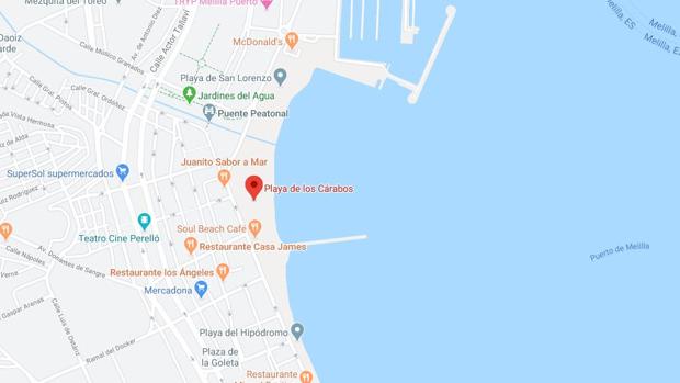 Un policía fuera de servicio salva a una familia de morir ahogada en una playa de Melilla