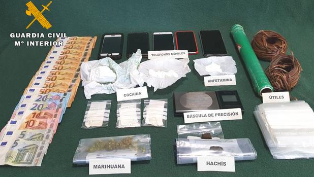 Cuatro detenidos por tráfico de drogas en Madrigueras y Albacete capital