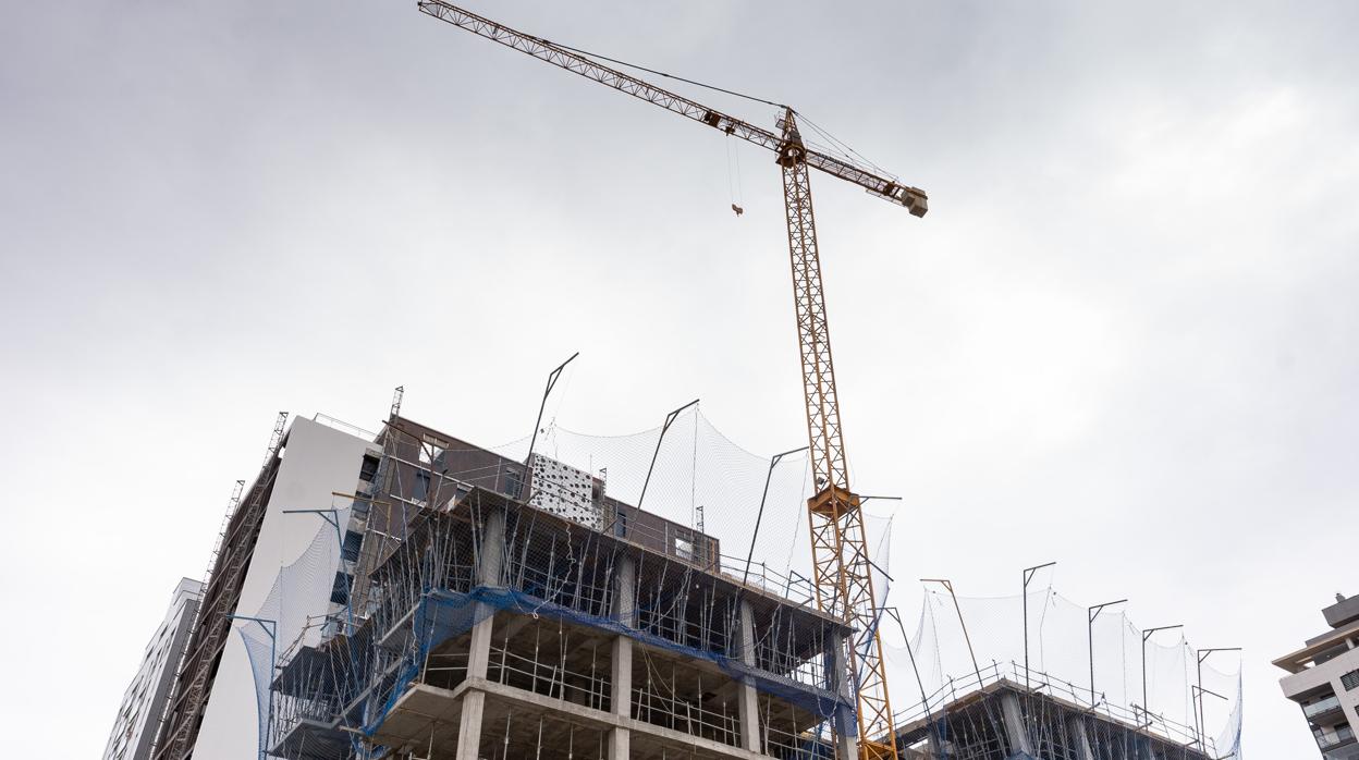 Edificios en construcción en Valencia