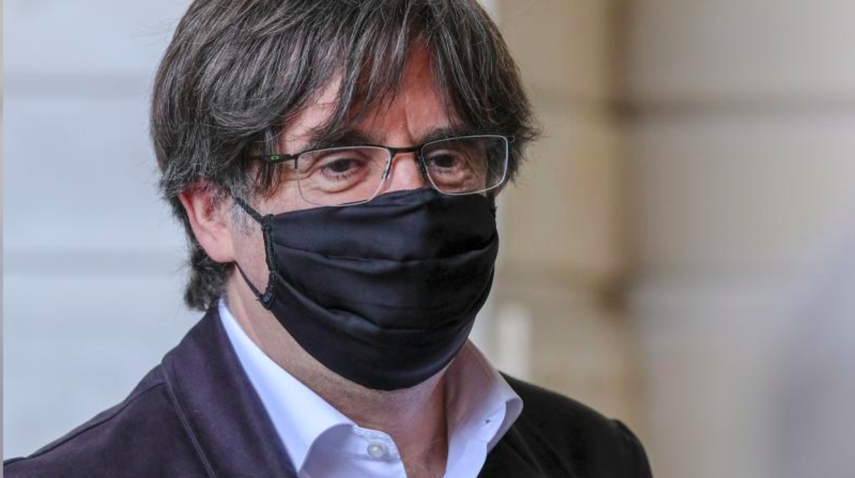 Carles Puigdemont, este mismo mes, en Bélgica