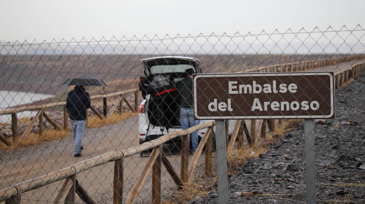 Embalse del Arenoso, en Córdona, donde se encontró el cadáver