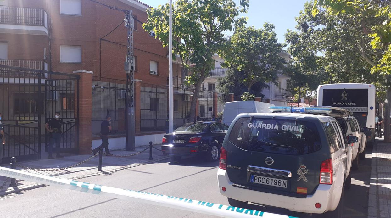 Momentos de la operación antidroga realizada en Puertollano (Ciudad Real)