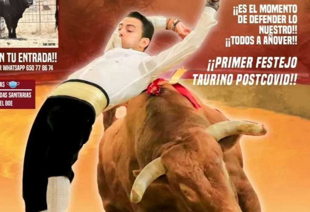 El concurso de recortes de Añover de Tajo será unos de los primeros espectáculos taurinos en España después de la pandemia del coronavirus
