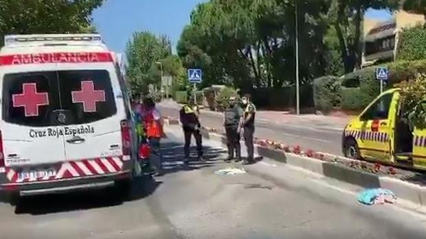 Una mujer grave tras ser atropellada por un conductor que se dio a la fuga en Majadahonda